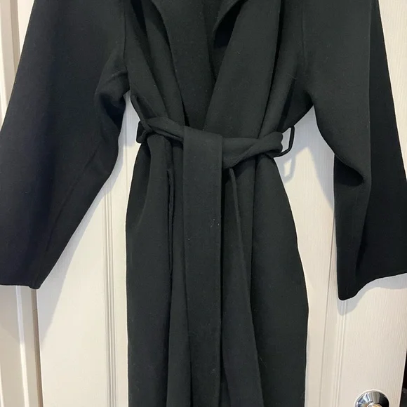 GENTLE HERD - women’s wool black coat / size 2x - Picture 2 of 9
